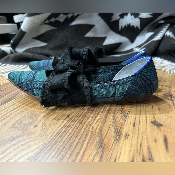 Rothy's Pine Plaid Mary Jane points, size 8 - Picture 10 of 11